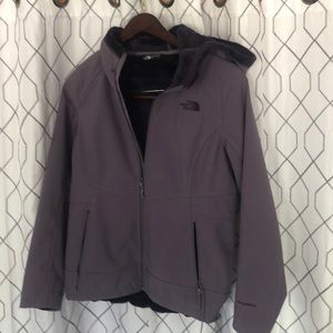 Light fleece lined The North Face jacket.